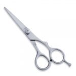 Curved Handle Hair Cutting Scissors