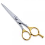 Gold Handle Hair Cutting Scissors
