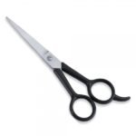 Hair Cutting Scissors with Ergonomic Black Handle