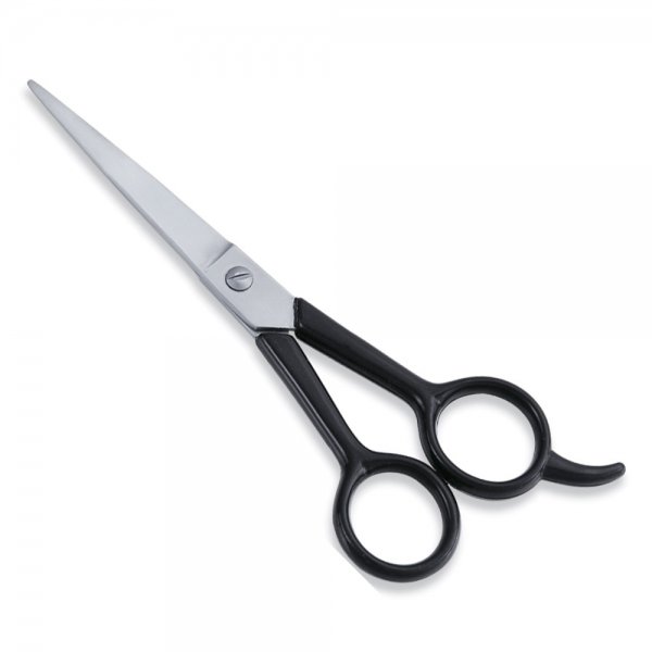 Economy-Scissor15.jpg Hair Cutting Scissors with Ergonomic Black Handle - Image 1