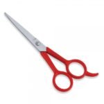 Hair Cutting Scissors with Red Handle