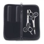Black & Gold Patterned Shear Set